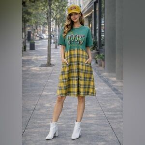 Upcycled The Doors dress with pockets, by Susie,